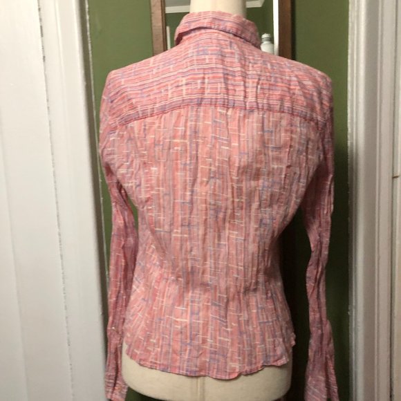 Armani Exchange medium pink button down shirt - Picture 3 of 8